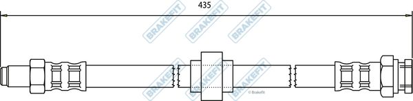 APEC Brake Hose BHO4266