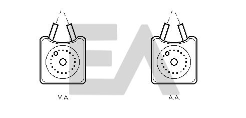 EACLIMA 37G77007 - Oil Cooler, engine oil