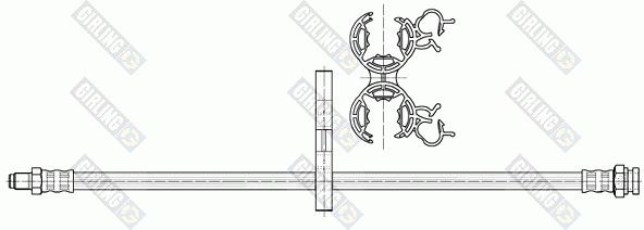 GIRLING 9002487 Brake Hose