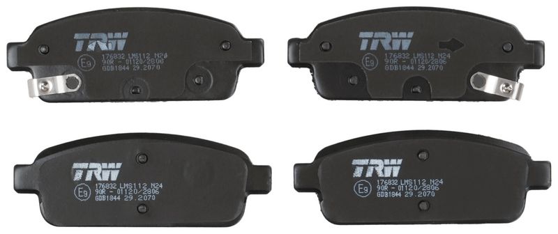 TRW GDB1844 Brake Pad Set, disc brake