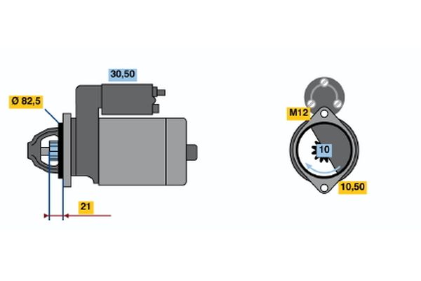 BOSCH 0 986 017 420 Starter