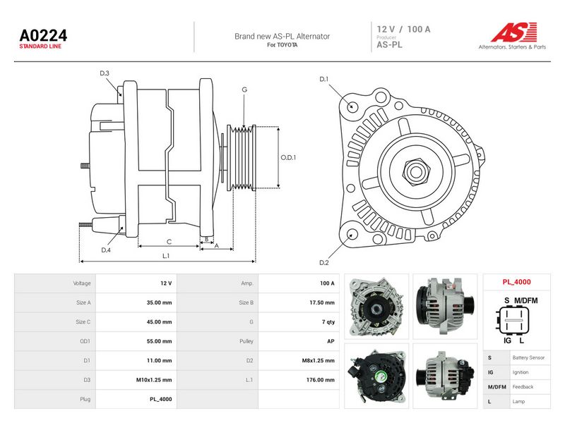 Generaator, AS-PL A0224