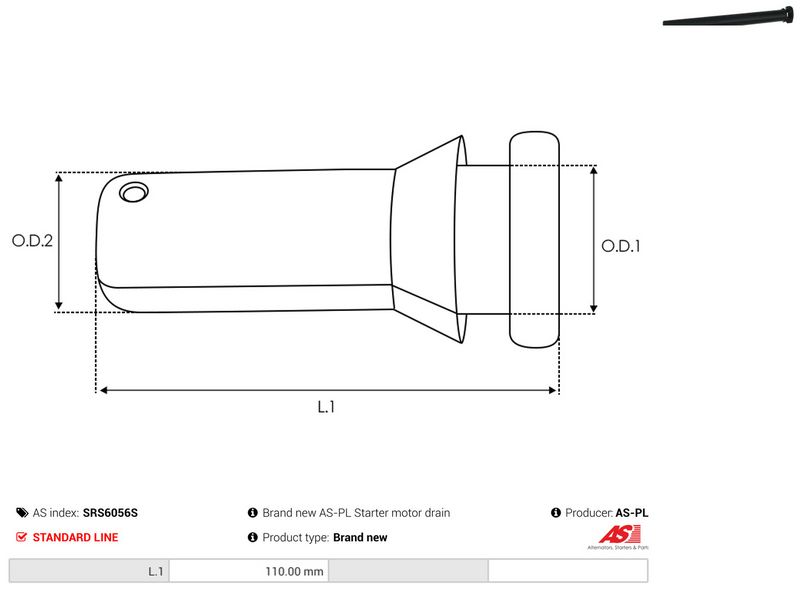 AS-PL SRS6056S Repair Kit, starter