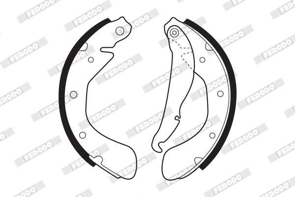 FERODO FSB335 Brake Shoe Set