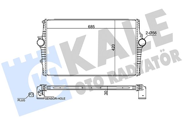 KALE OTO RADYATÖR 375680 - Charge Air Cooler