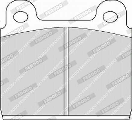 FERODO FVR84 Brake Pad Set, disc brake