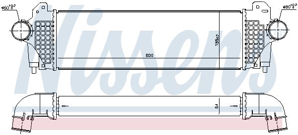 NISSENS 96245 Charge Air Cooler