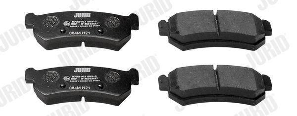 JURID 573216J Brake Pad Set, disc brake