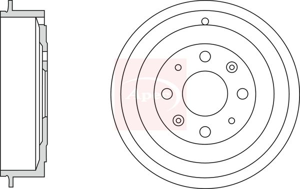 APEC Brake Drum DRM9956