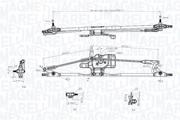 MAGNETI MARELLI 085570716010 Wiper Linkage