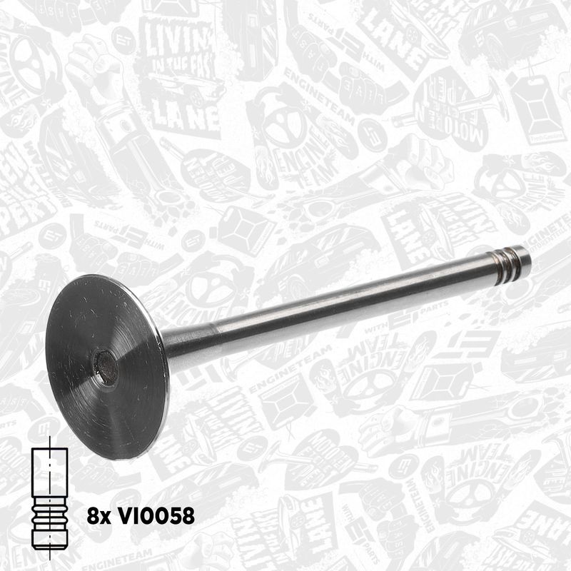 Product Image - Kleppenset, in-/uitlaatklep - VS0008 - ET ENGINETEAM