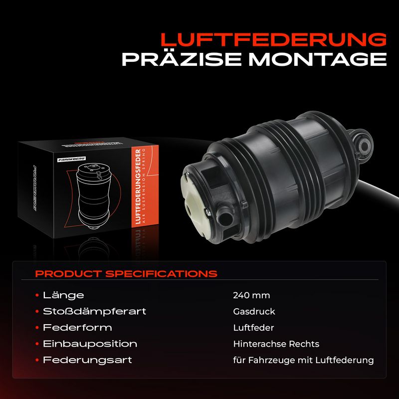 Frankberg 5481FB0002126 Air Spring, suspension