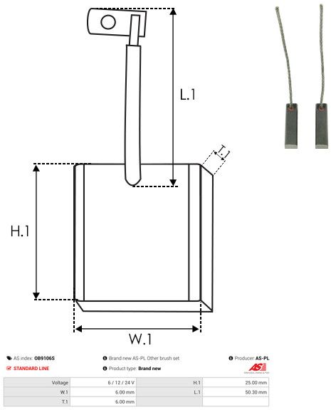 Süsinikuhari, generaator, AS-PL OB9106S