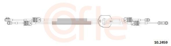 Тросовий привод, коробка передач, Cofle 10.2459