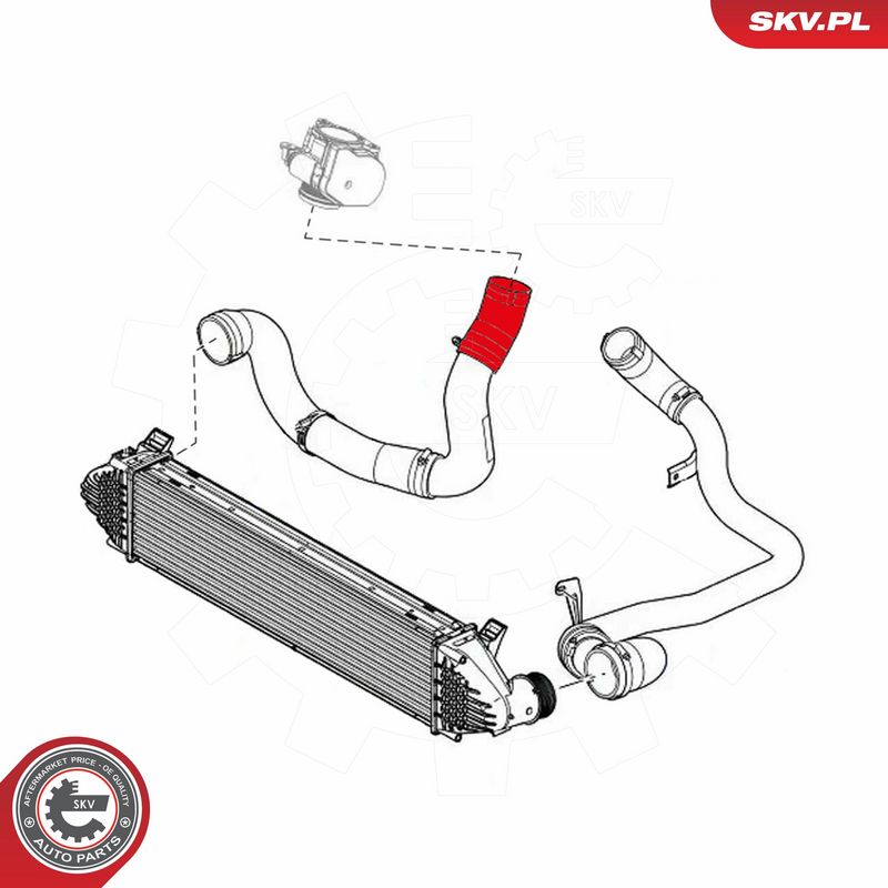 ESEN SKV 43SKV123 Charge Air Hose