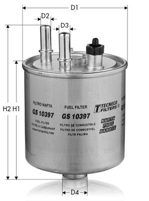 Фільтр палива, Tecneco GS10397