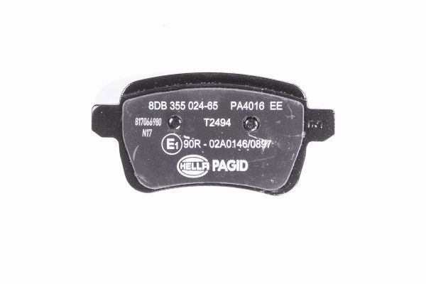 HELLA PAGID 8DB 355 024-651 Brake Pad Set, disc brake