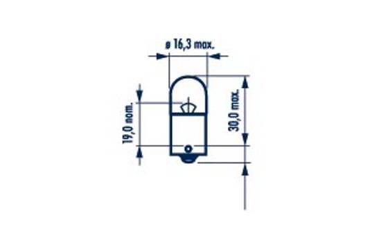 NARVA 173263000 Bulb, licence plate light