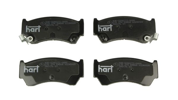 комплект спирачно феродо, дискови спирачки HART