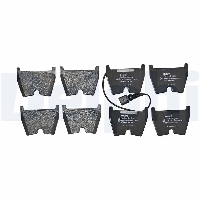 Remblokken set Voor , past: AUDI A3, Q3, TT 1.0-2.5 09.12-