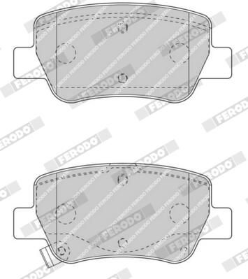 FERODO FDB4411 Brake Pad Set, disc brake