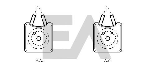 EACLIMA 37G77010 - Oil Cooler, engine oil