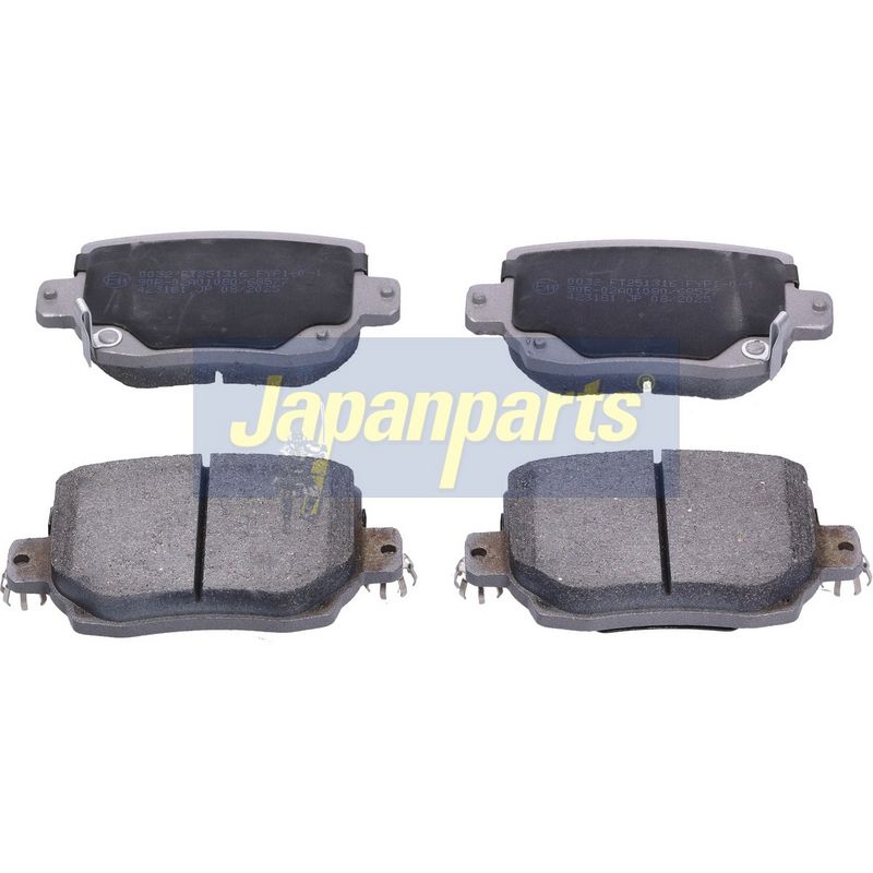 Piduriklotsi komplekt, ketaspidur JAPANPARTS PP-0032AF