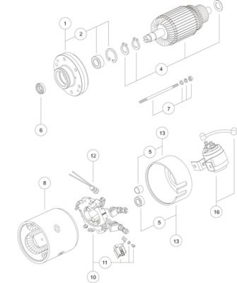 Product Image - Elektromotor - MM282 - MAHLE