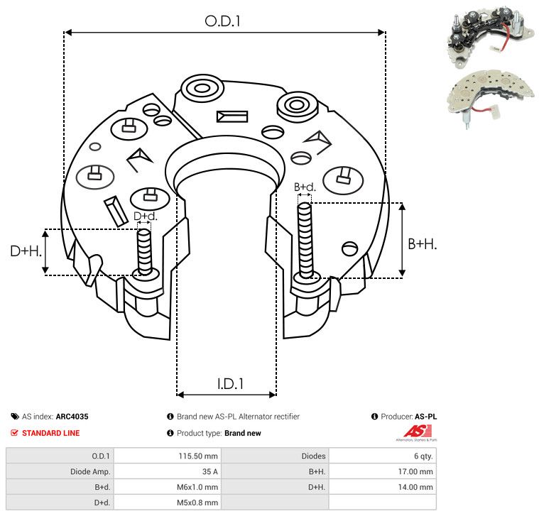Seadistaja, generaator, AS-PL ARC4035
