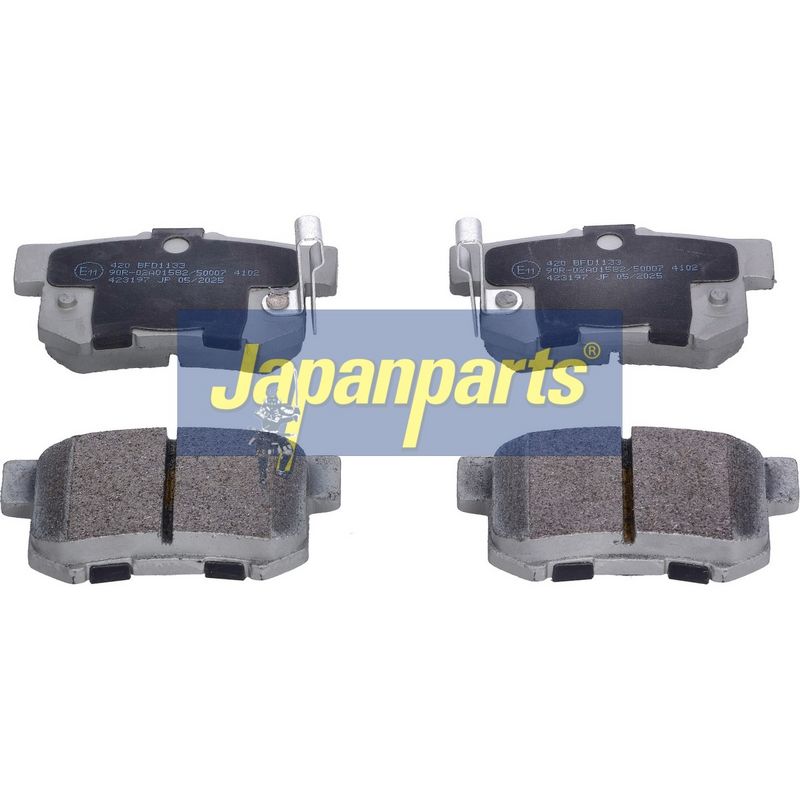 JAPANPARTS Stabdžių trinkelių rinkinys, diskinis stabdys
