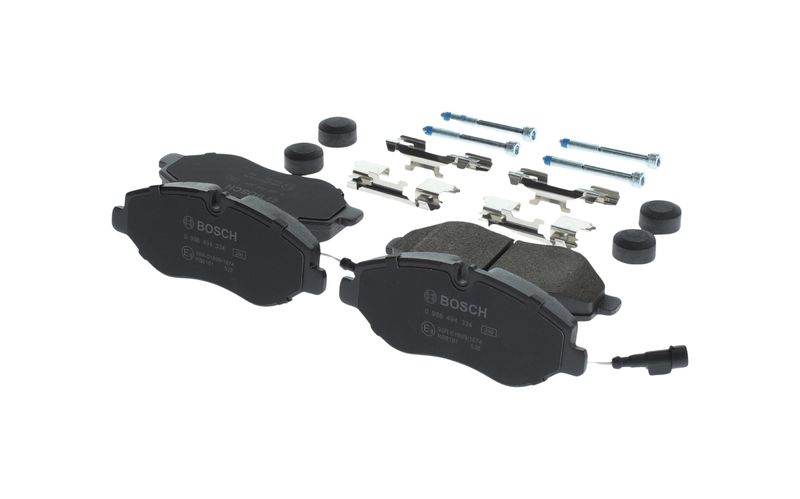 Piduriklotsi komplekt, ketaspidur, BOSCH 0 986 494 334
