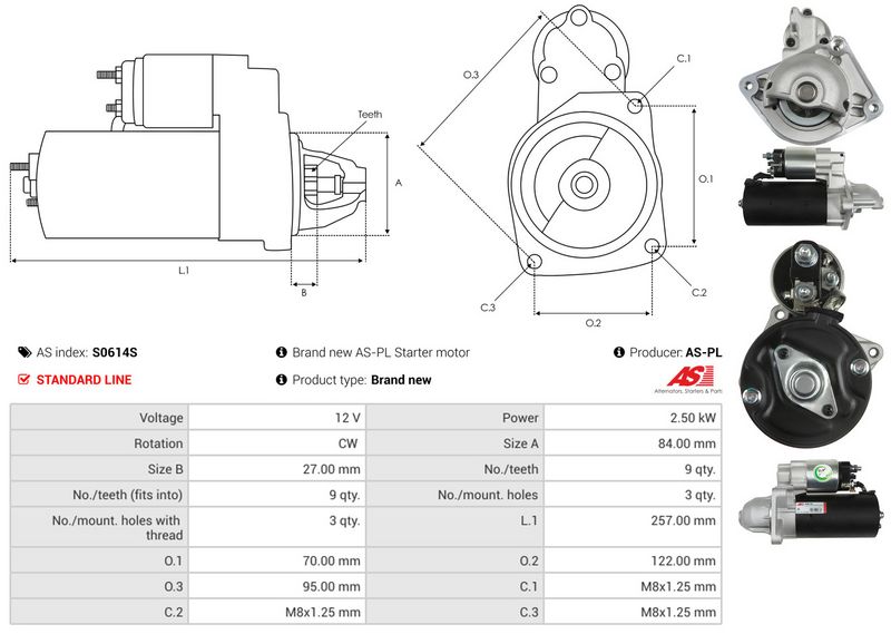 AS-PL S0614S Starter