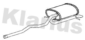 Глушник BMW X5 E53 00-07 18307785705