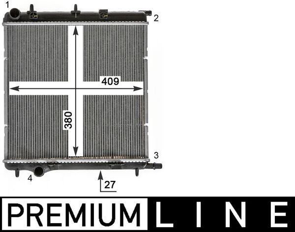 Product Image - Radiateur - CR1988000P - MAHLE