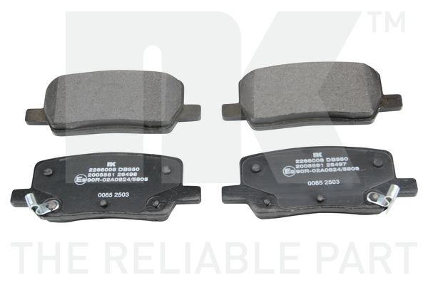 Bremseklodser - sæt til begge hjul