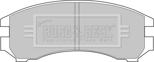 BORG & BECK fékbetétkészlet, tárcsafék BBP1051