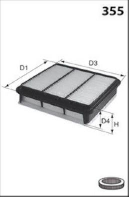 MISFAT Filtre à air P452
