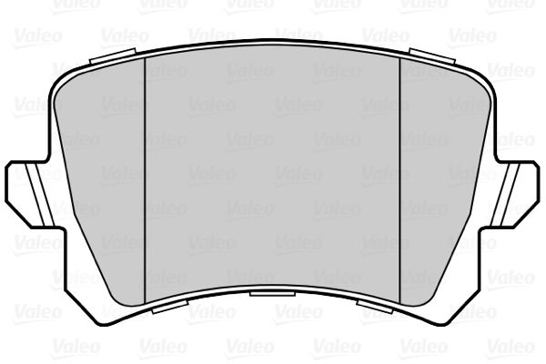 VALEO 302258 Brake Pad Set, disc brake