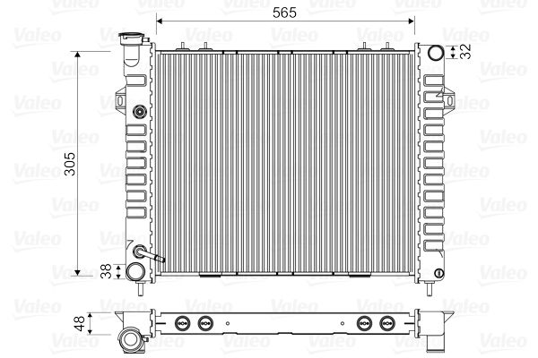 VALEO Radiateur 732713