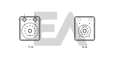 Radiador de aceite, aceite motor