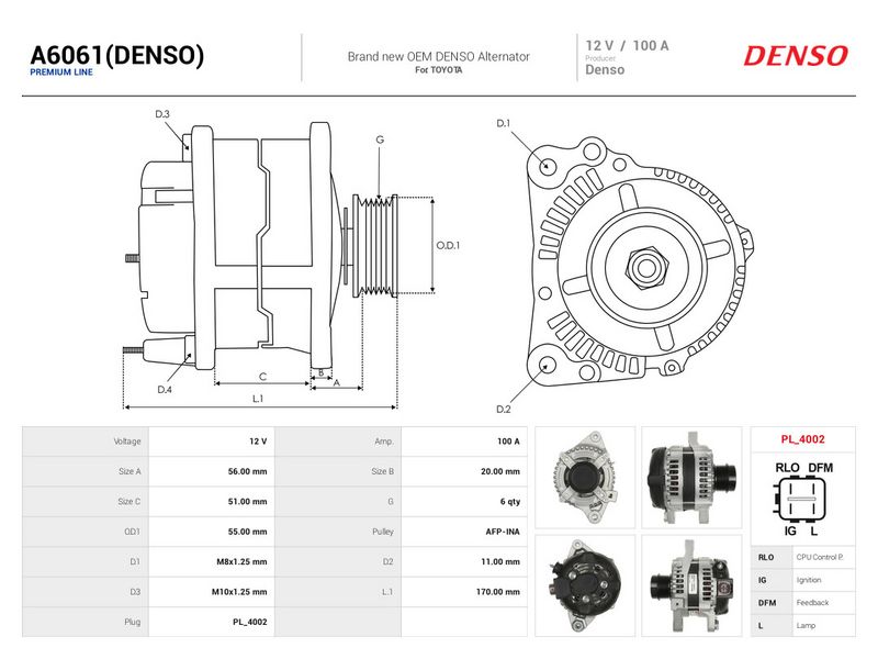 This part match OEM code: 270600T180