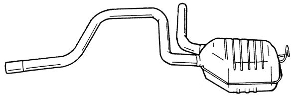 SIGAM 25675 - Rear Silencer