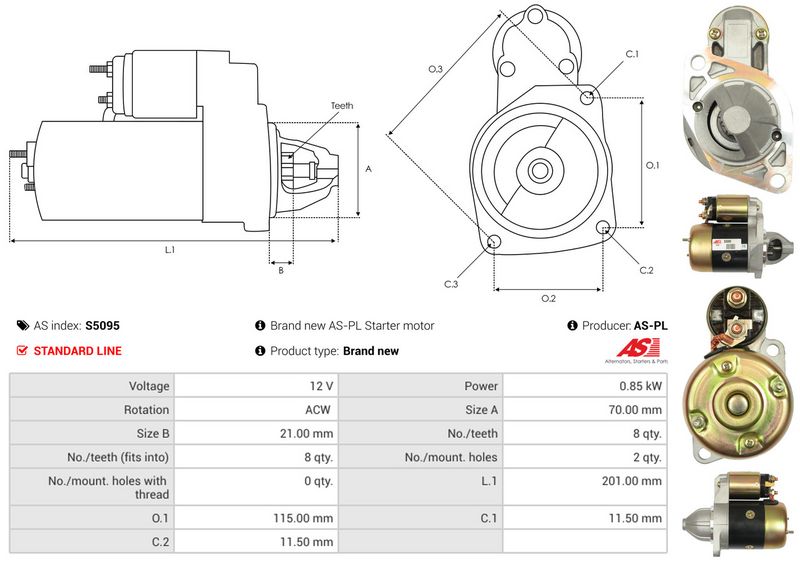 AS-PL S5095 Starter