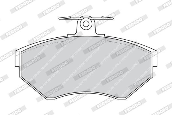 FERODO FDB1312 Brake Pad Set, disc brake