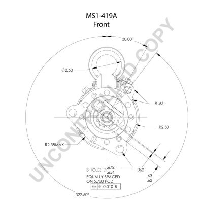 BOM-Prestolite MS1-419A Starter