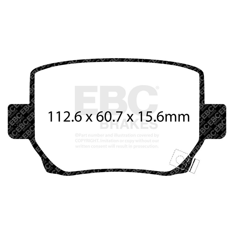 EBC Brakes Remblokkenset, schijfrem DP42419R