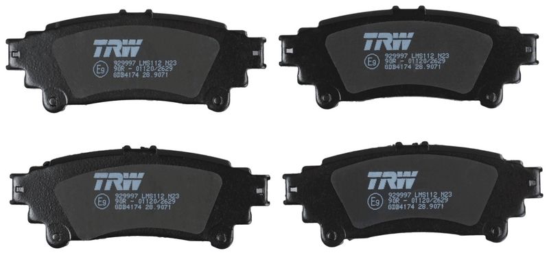 TRW GDB4174 Brake Pad Set, disc brake