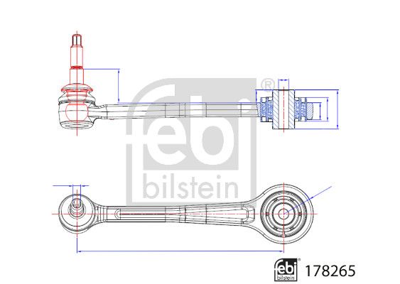 FEBI BILSTEIN 178265 Control/Trailing Arm, wheel suspension