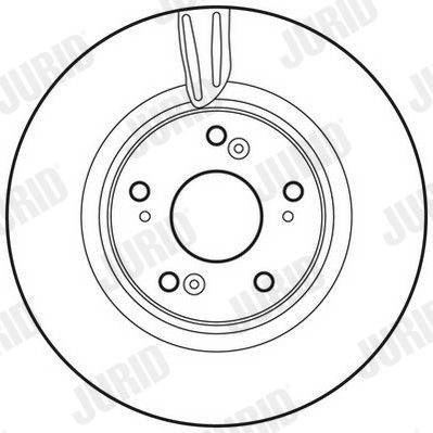 Гальмівний диск, Jurid 562725JC