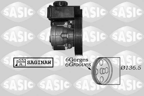 Гідравлічний насос, механізм рульового керування, Sasic 7070011